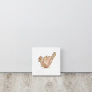 nesting canvas print