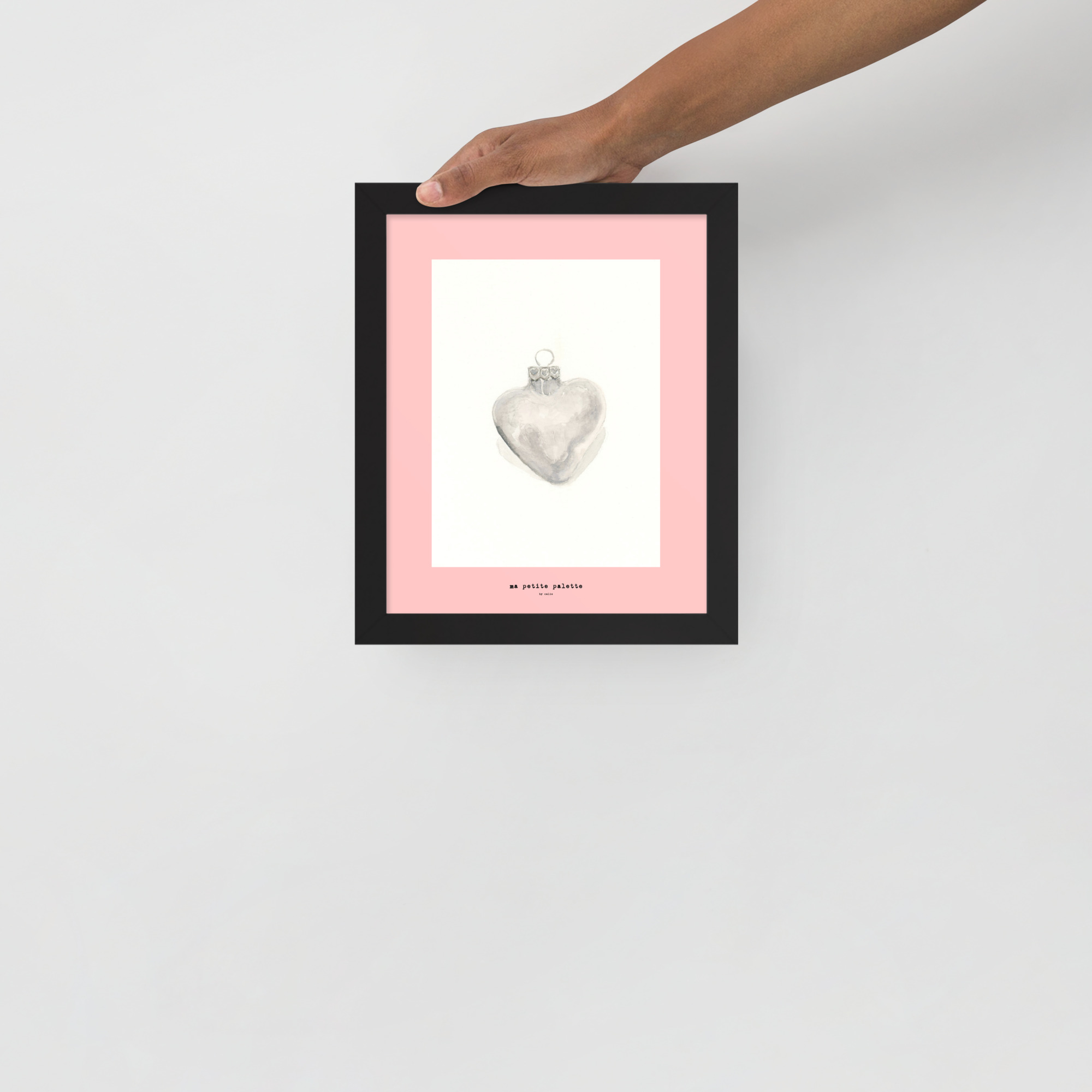 tout mon coeur framed print - Image 2