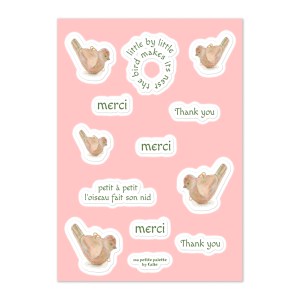 nesting sticker sheet