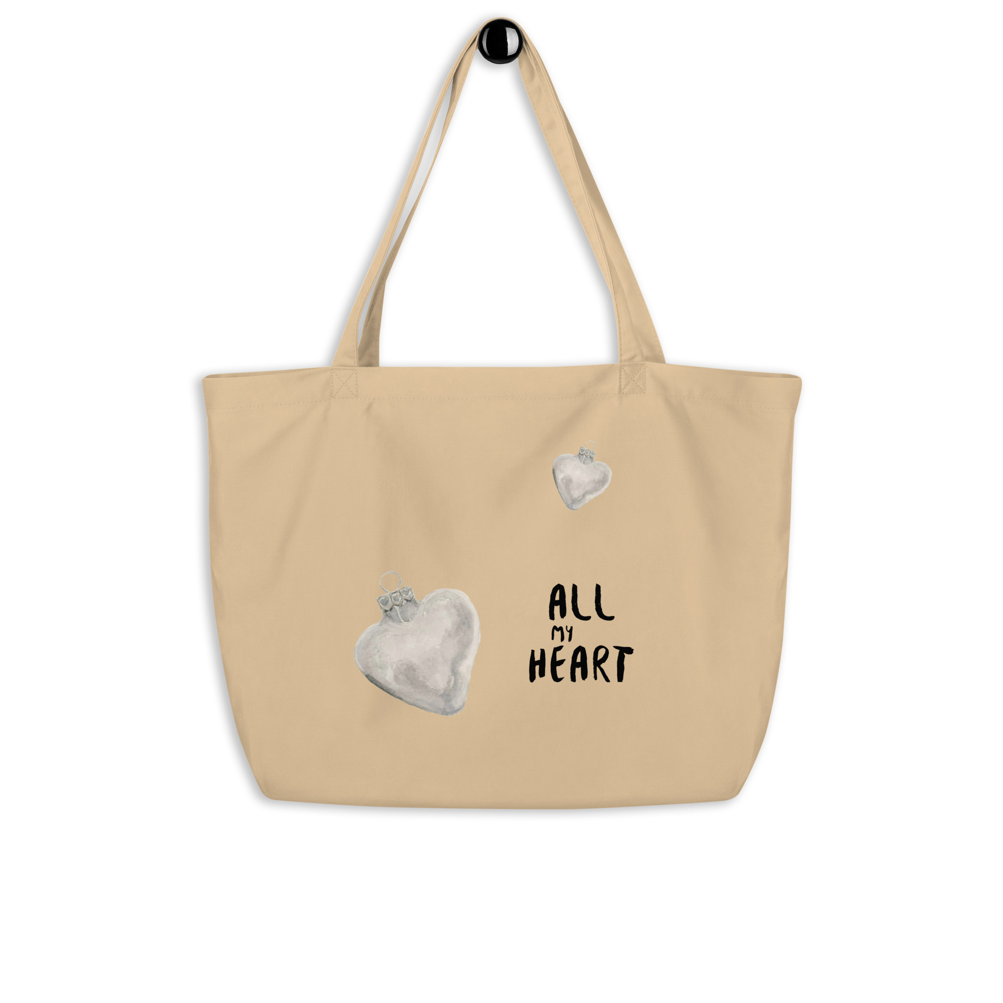 tout mon coeur large eco tote bag