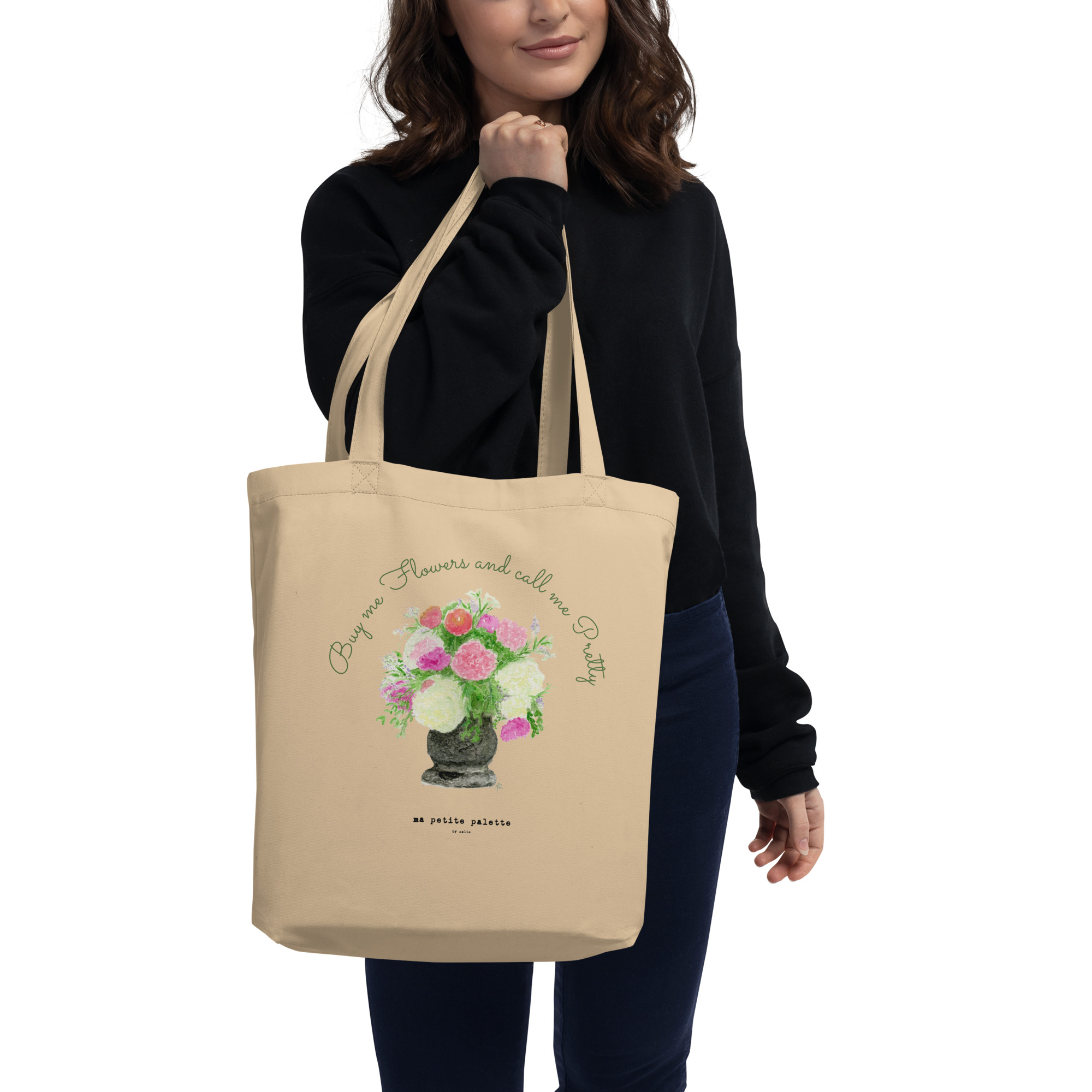 versailles in bloom canvas tote - Image 2