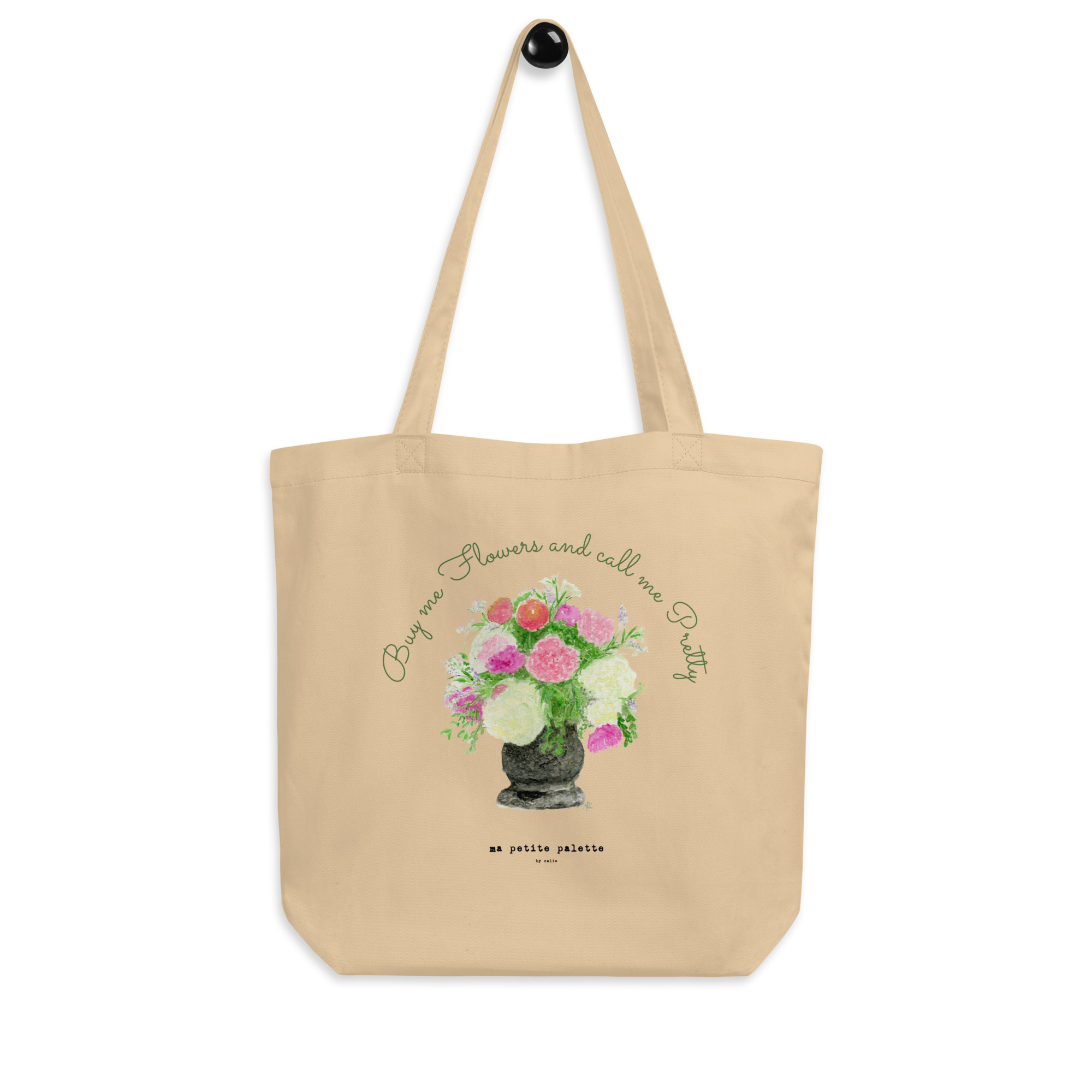 versailles in bloom canvas tote