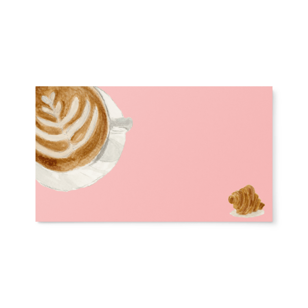 coffee & croissants mini notes