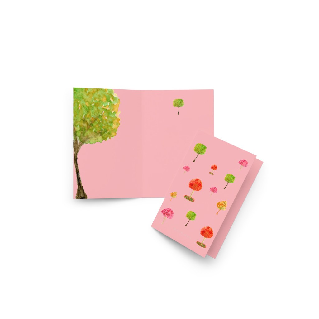 falling for fall greeting card