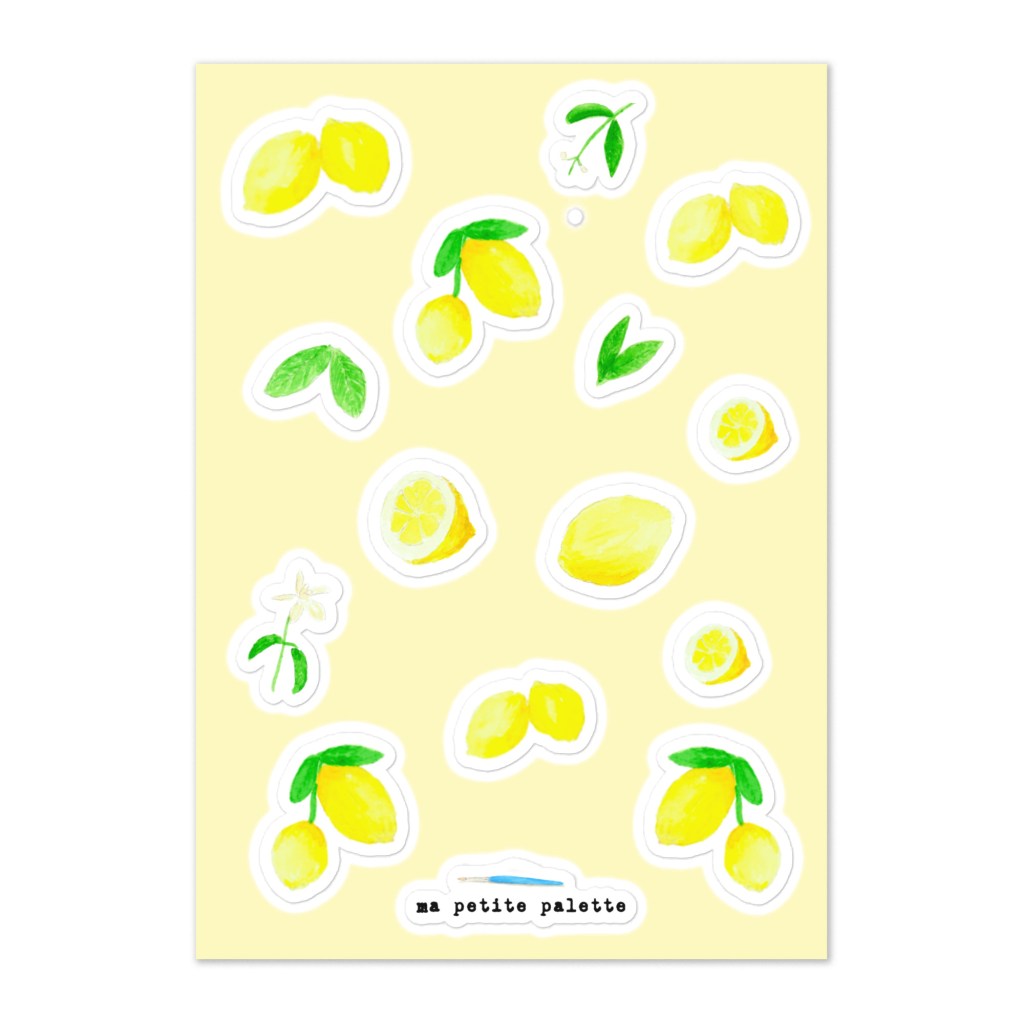 le citron sticker sheet