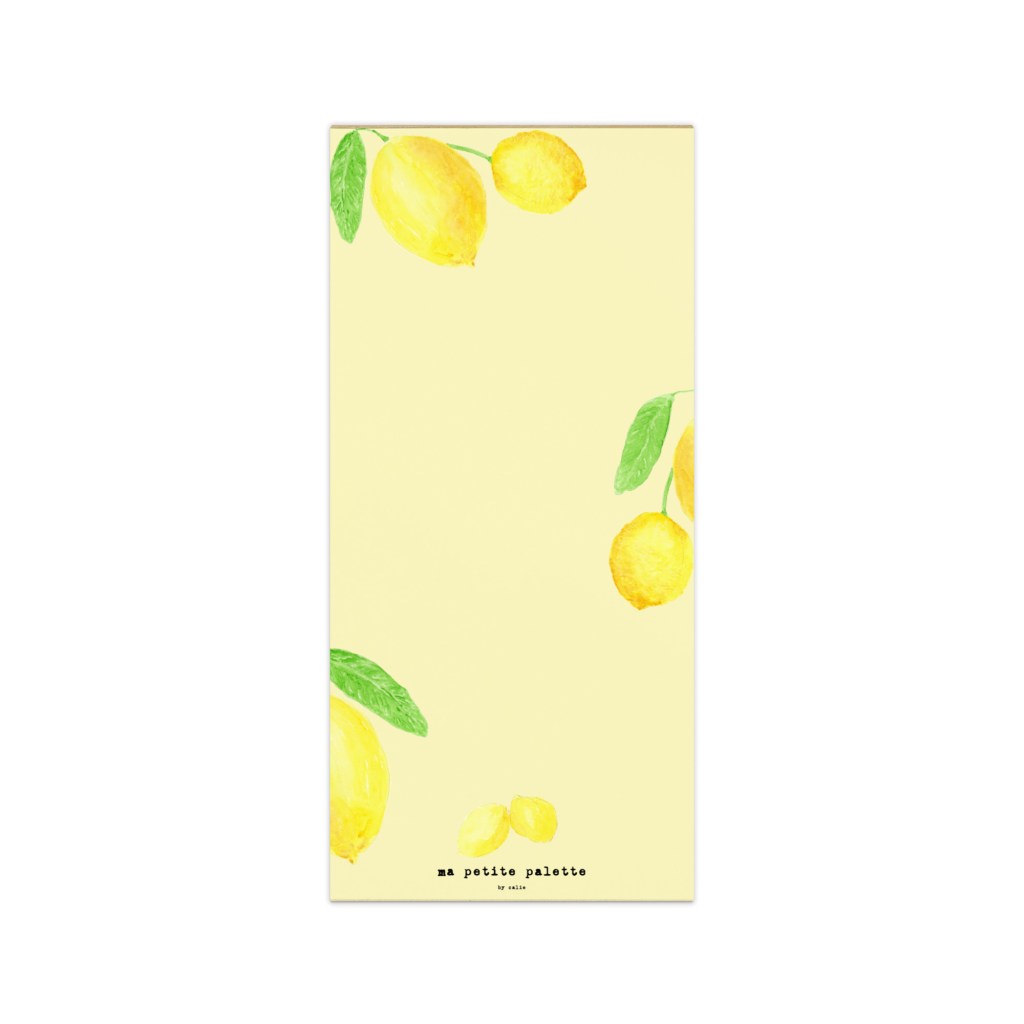le citron notepad, long