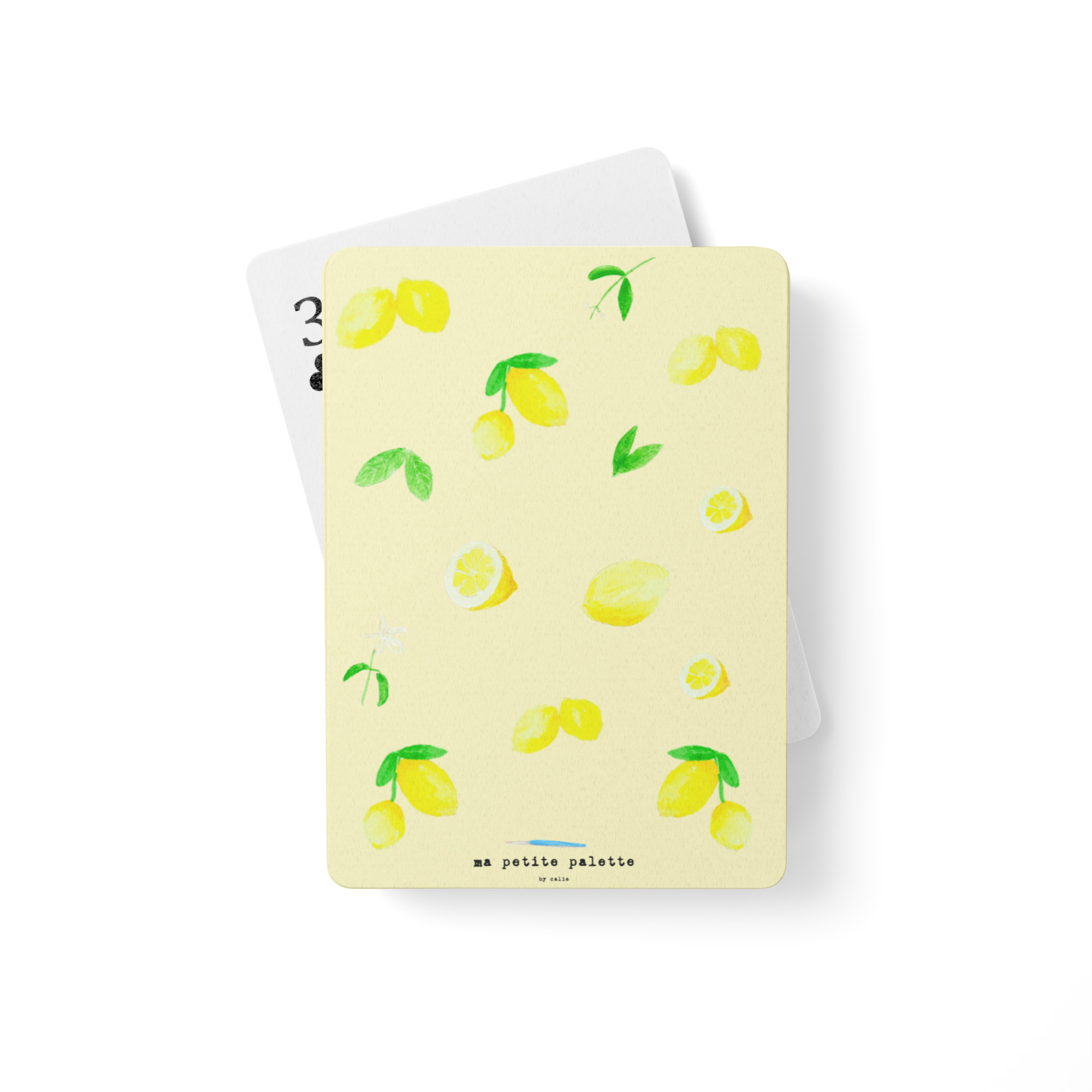 le citron playing cards